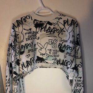 Playboy cropped sweater